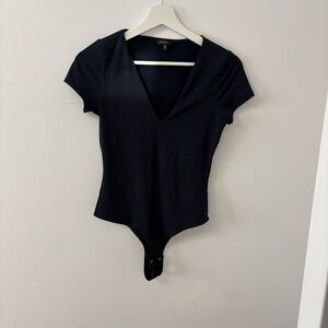 Dynamite V-Neck Navy Bodysuit - Never Worn!